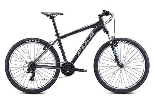 Fuji mountain bike used for self-guided cycling tours in Slovenia